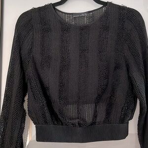 ZARA CROPPED  TOP LONG SLEEVE NWOT